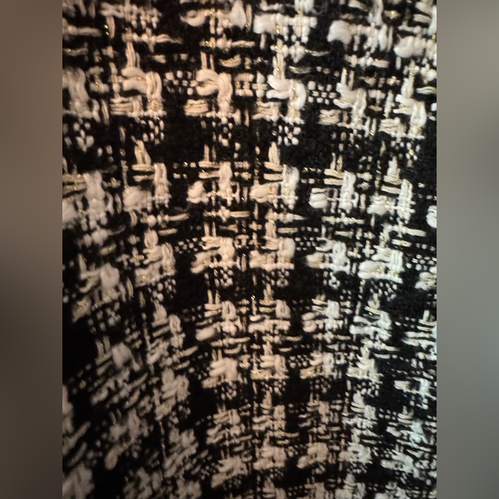 H&M Black and White Tweed Blazer - Picture 2 of 5